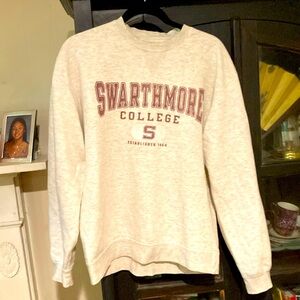 Swarthmore college sweatshirt